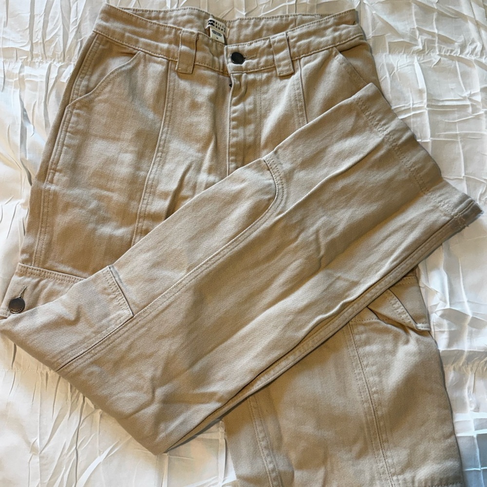 Billabong Men's Beige Cargo Pants